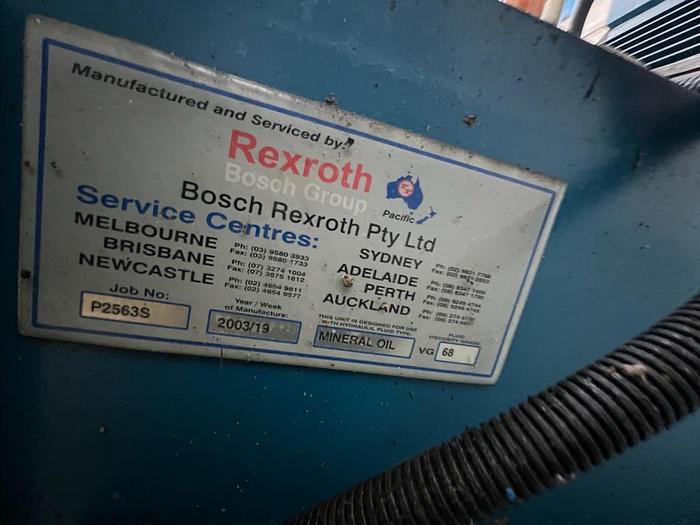 Used 2003 REXROTH Bosch Group Hydraulic Power Pack