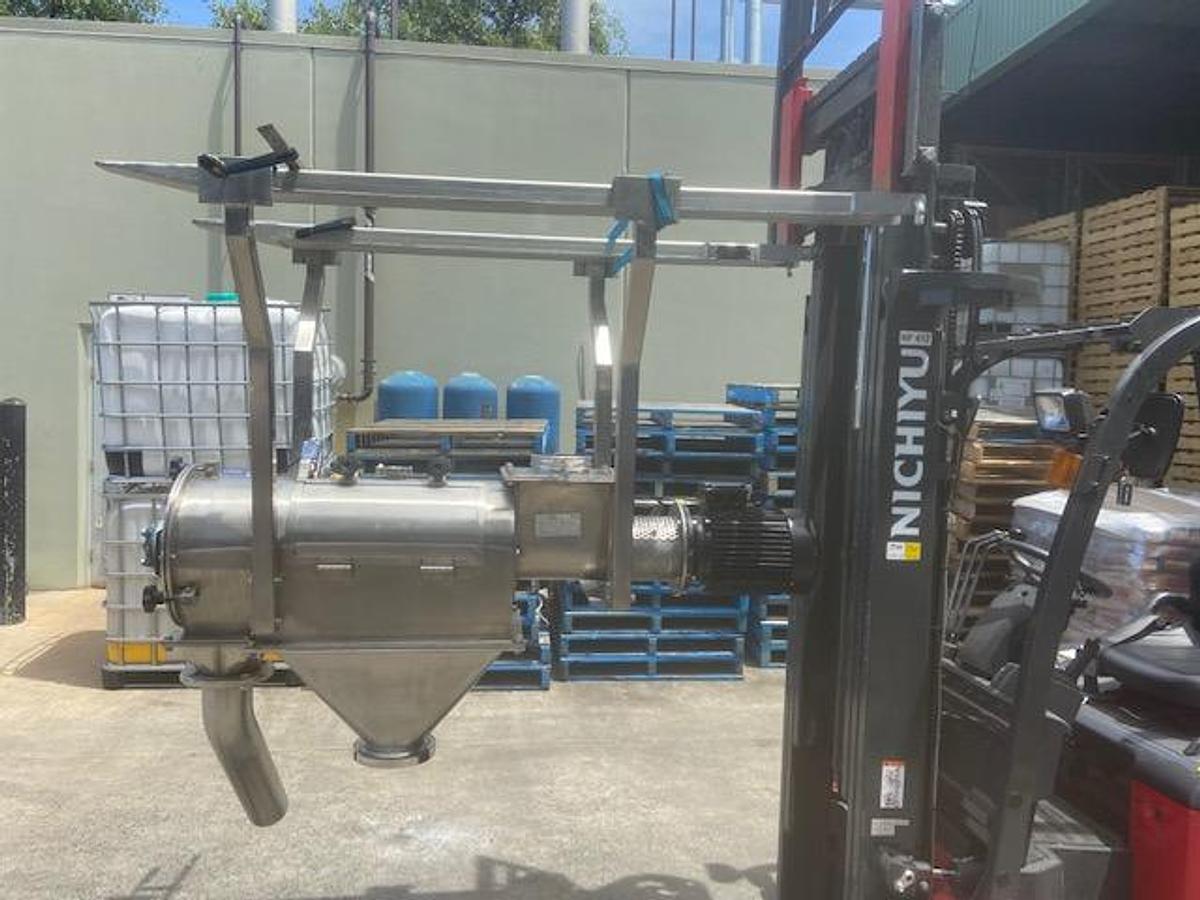 Used ERIMAKI STAINLESS STEEL ROTARY SIEVE