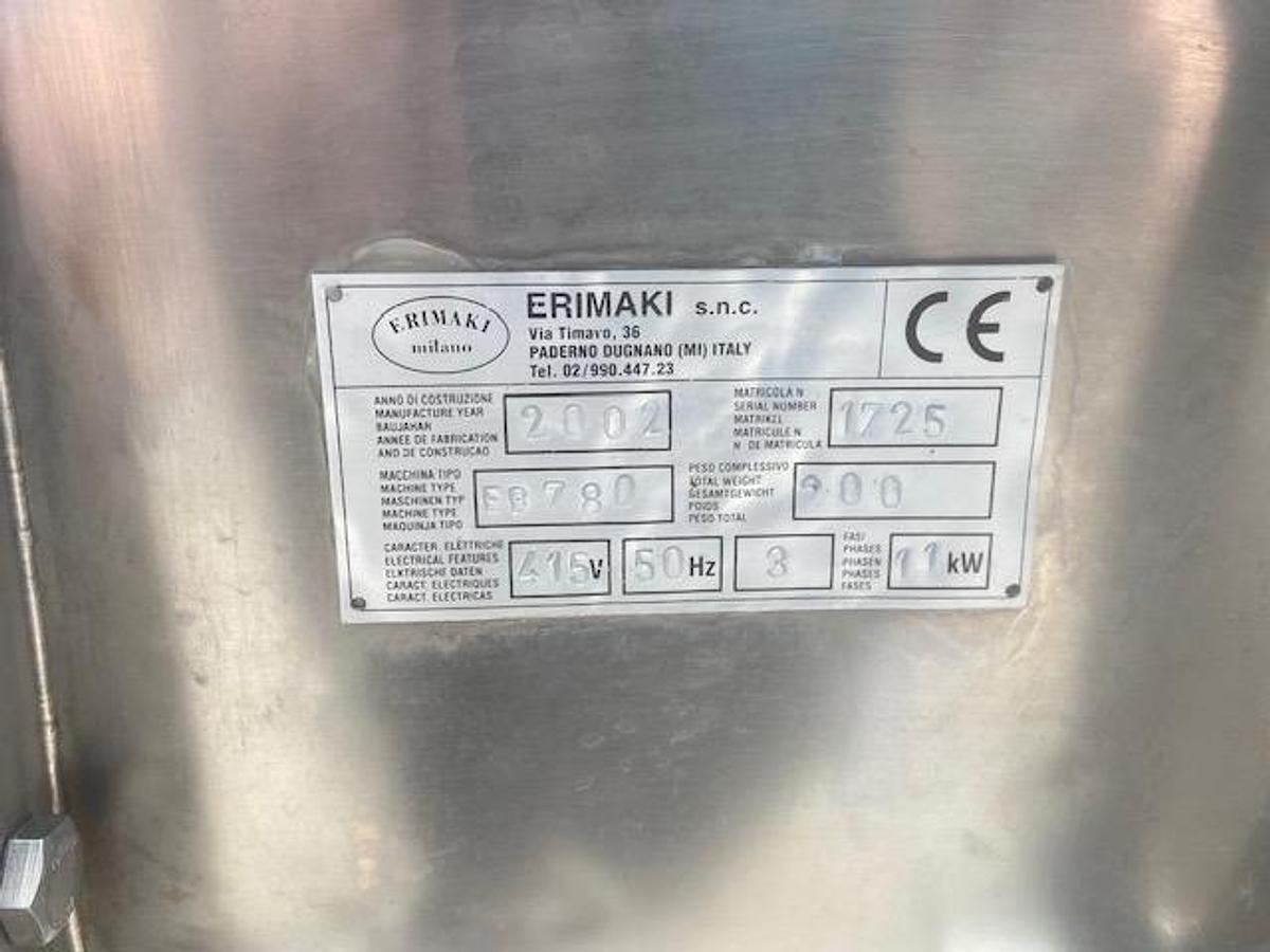 Used ERIMAKI STAINLESS STEEL ROTARY SIEVE