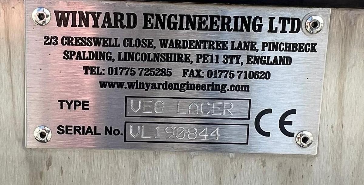 Used WYNYARD ENGINEERING VL-1 SPIRlLIZER