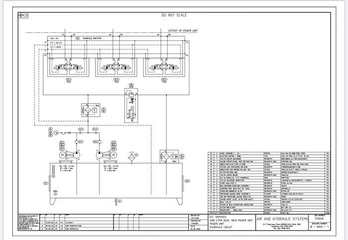 Used 2003 REXROTH Bosch Group Hydraulic Power Pack