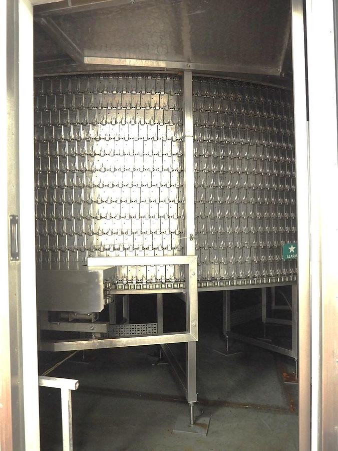 Used 2 OF FRIGOSCANDIA GYROCOMPACT SPIRAL FREEZERS MODEL GCM 92-10-40-28 NN CR - PRICE DROP- NOW AUD$175,000 AUD FOR BOTH including containers