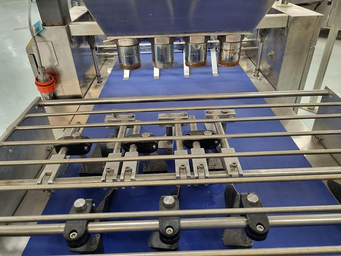 Used SETON'S  MINIMAX 4 across Sausage Roll Line