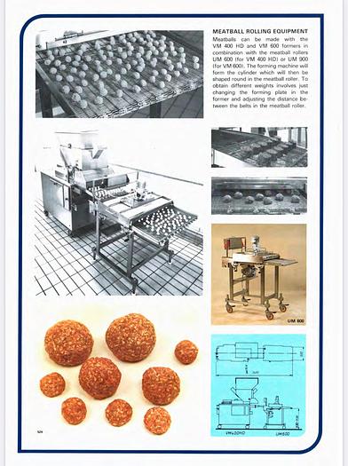 Used 1998 KOPPENS/CFS UM 600 Meat Ball Roller