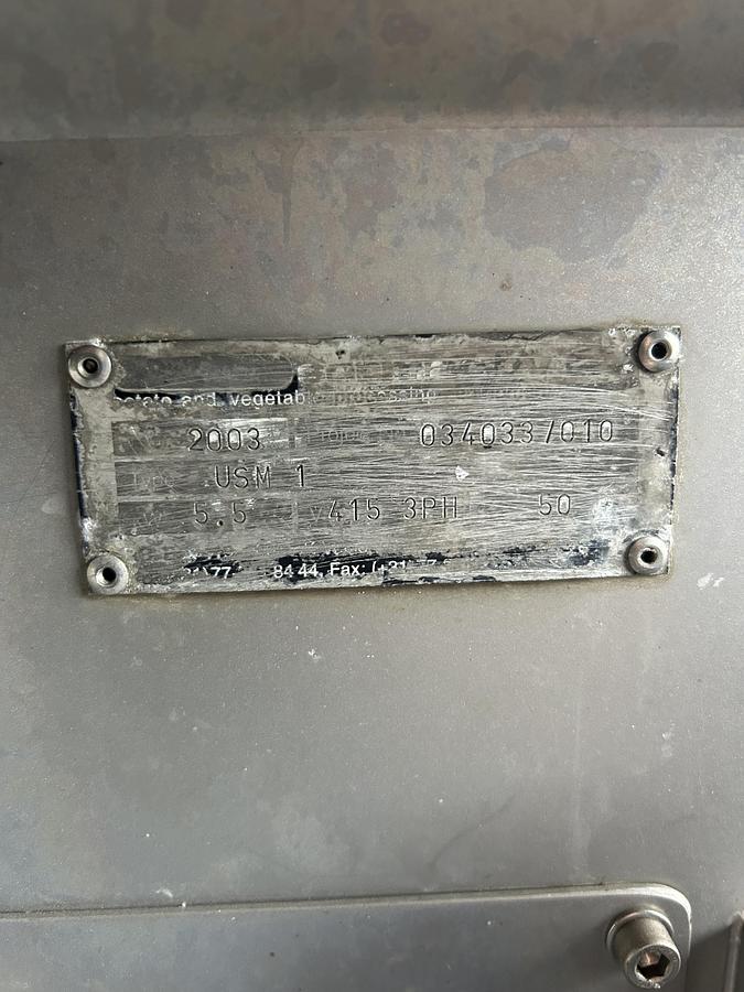 Used SORMAC USM-1 ONION PEELER