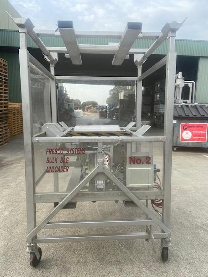 Used FLEXICON BULK BAG UNLOADER