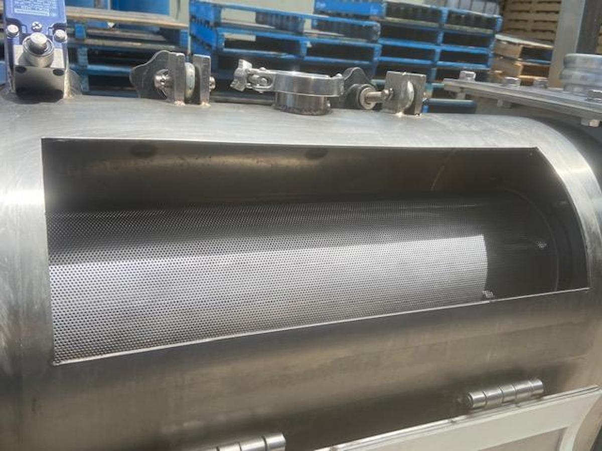 Used ERIMAKI STAINLESS STEEL ROTARY SIEVE