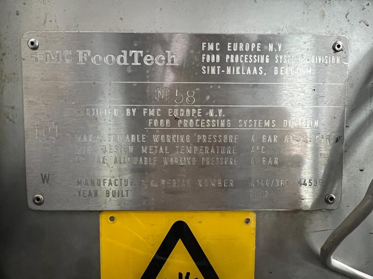 Used 2002 FMC Food Tech 5 basket retort