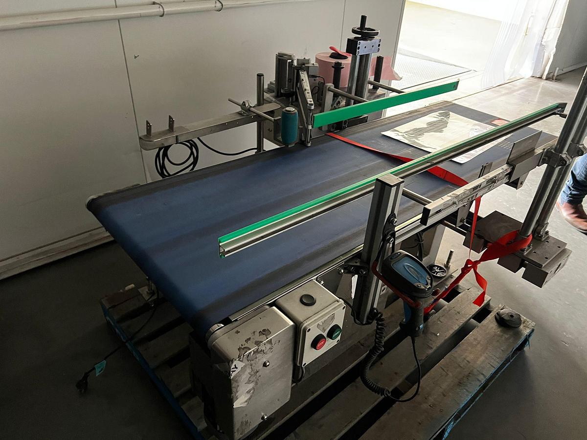 Used VISY Carton Label Applicator
