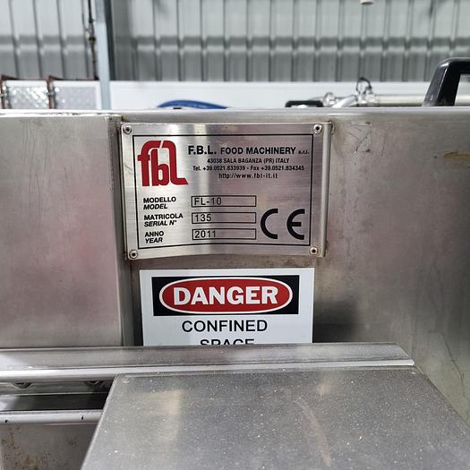 Used 2011 F.B.L. Food Machinery FL-10 Pasteuriser