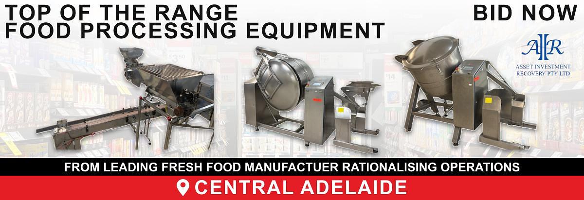 Used MAJOR AUCTION EVENT Top-of-the-Range Salad & Food Processing Equipment From Leading Fresh-Food Manufacturer – Rationalising Operations