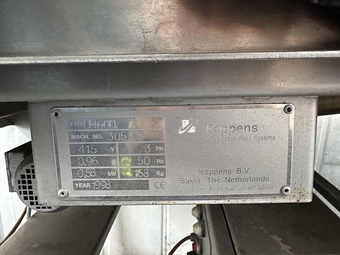 Used 1998 KOPPENS/CFS UM 600 Meat Ball Roller