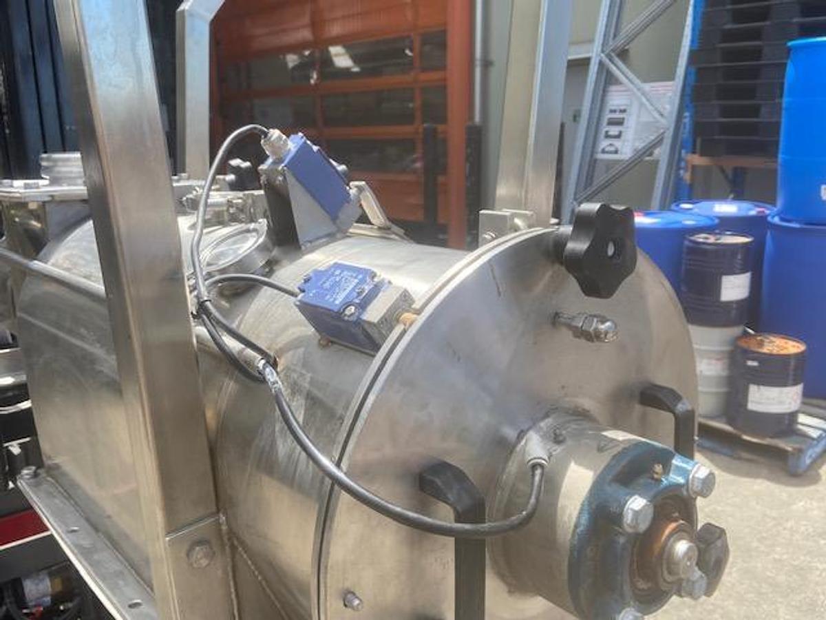 Used ERIMAKI STAINLESS STEEL ROTARY SIEVE