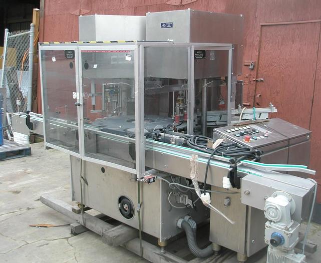 Used Capper, Groninger, Mdl KVG 302, 2-head, Crimper, #S736856