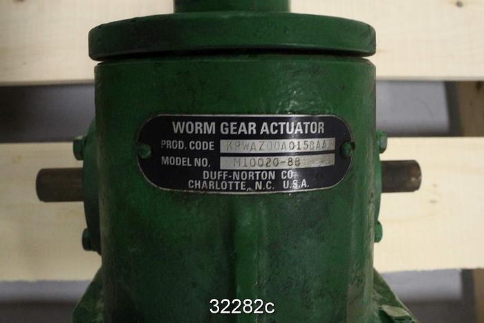 Used Duff Norton M10010-8B Worm Gear Jack #32282
