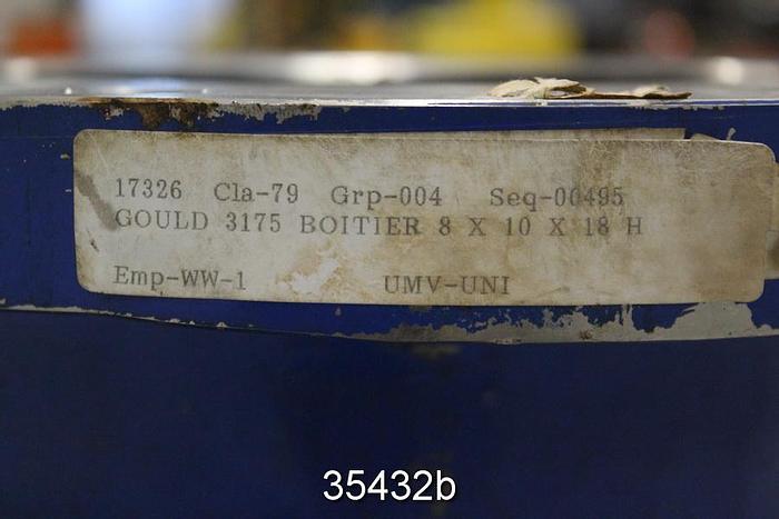 Unused Goulds 3175 8x10x18h Pump Casing #35432