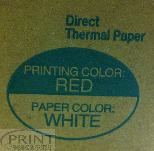 Black On Light Blue Direct Thermal Poster Printer Paper (DTP)  - 968669