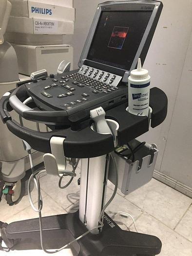 Gebraucht SonoSite M-turbo tragbare Ultraschallsystem auf Trolley mit 3xSonden