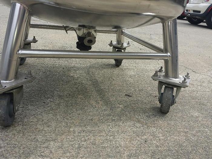 Used Reactor, 125 Gallon, S/st, Jkt, 45 PSI, Alloy Prod, #C739648