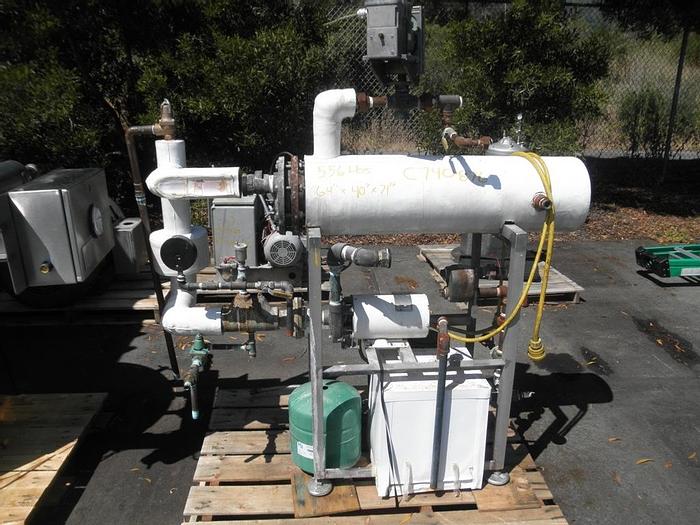 Used 200 GALLON AARON PROCESS DOUBLE ARM VACUUM MIXER/DRYER – S/S – VACUUM & JACKETED (#9391)