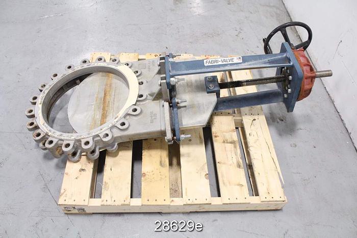 Used Fabri 20" Hand Operated Knife Gate Valve #28629