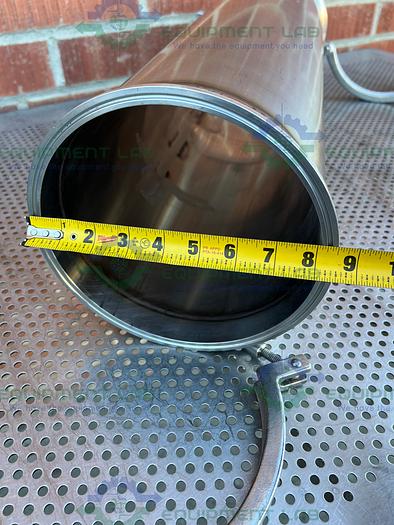 Used Stainless Steel Shell / Tube w/ Micron Filter 8.5" x 40"