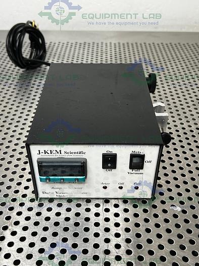 Used J-Kem Scientific Model 200 Digital Vacuum Regulator w/ Parker 2M2F-V4LN-SS Valve
