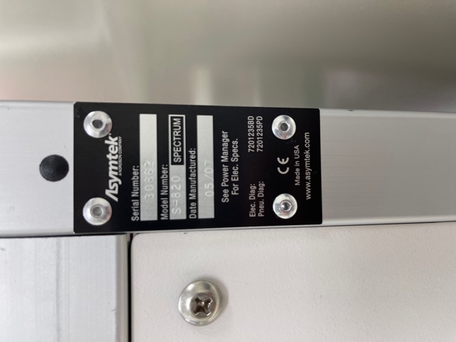 Used 2007 Asymtek S-820