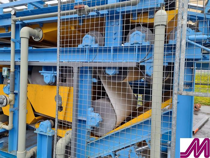 Used 1998 Simon Hartley Klampress Sludge Thickening & Dewatering Belt Press Size 1