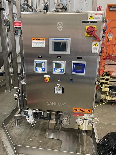 Used CIP, 2-Tank, (2) 185 Gallon Tanks, Sani-Matic, 316L Stainless Steel #S744634