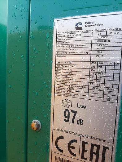 Used 2018 Cummins C220D5E