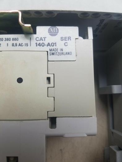 Used ALLEN BRADLEY 140-MN-0100, 140-A01, 140-DC1, 100-C12Z*10.