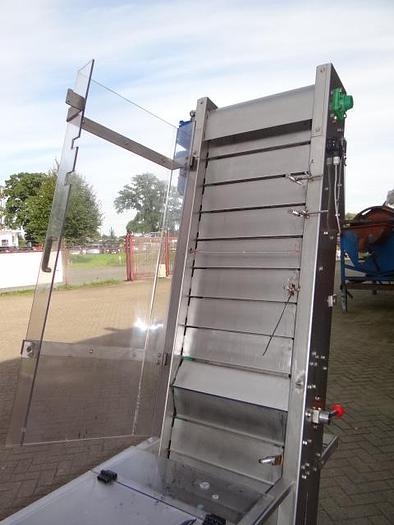 Used cap elevator and sorter
