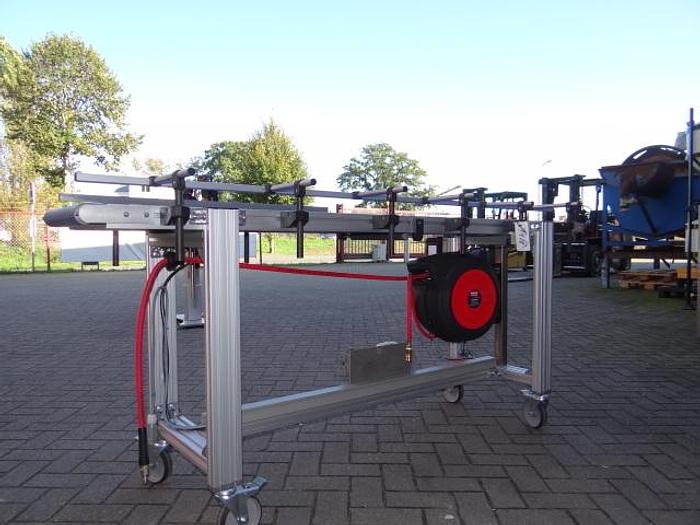 Used Videojet carton labeler with coder