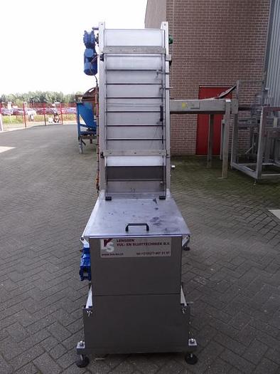Used cap elevator and sorter
