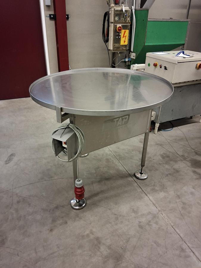 Gebruikt Turningtable 1000mm Stainless fixet speed