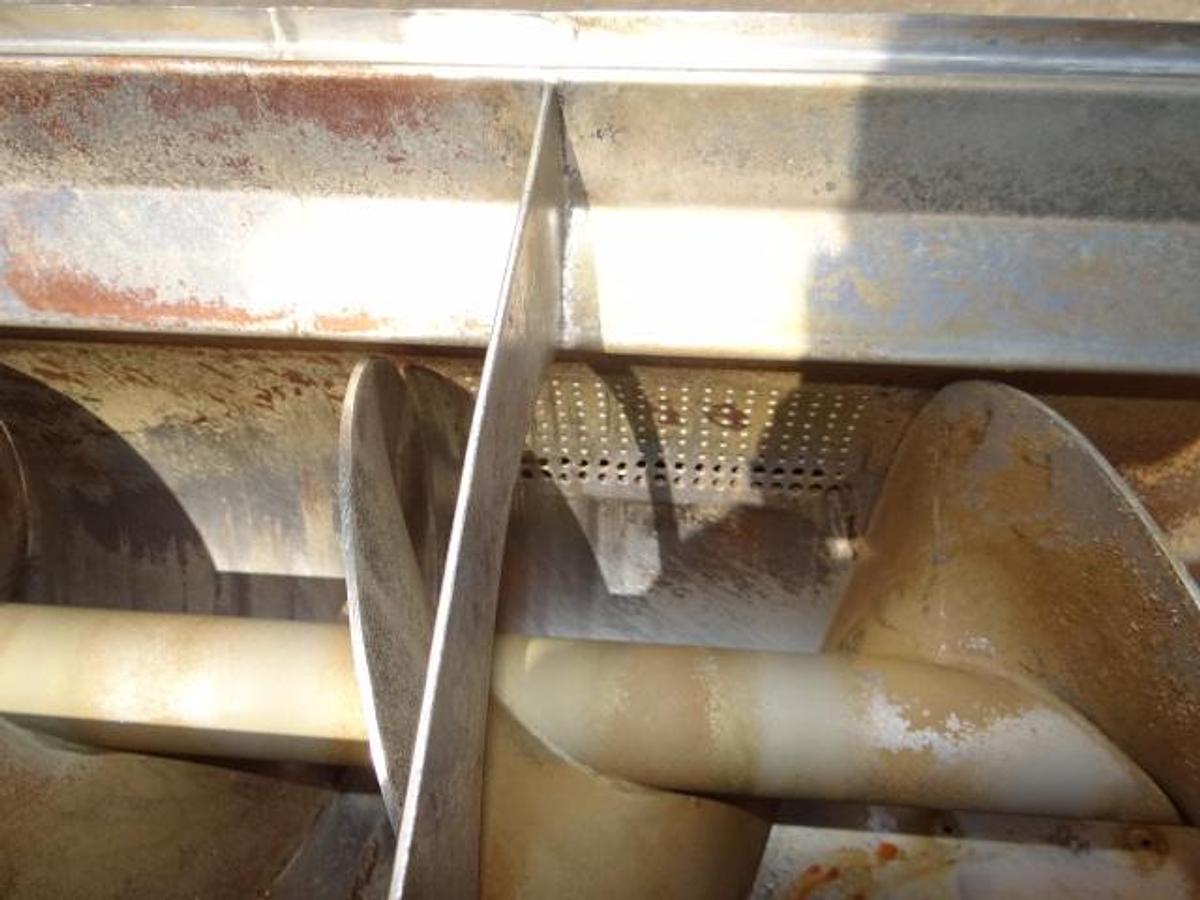 Gebruikt direct heated Steam screw blancher