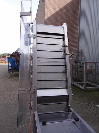 Used cap elevator and sorter