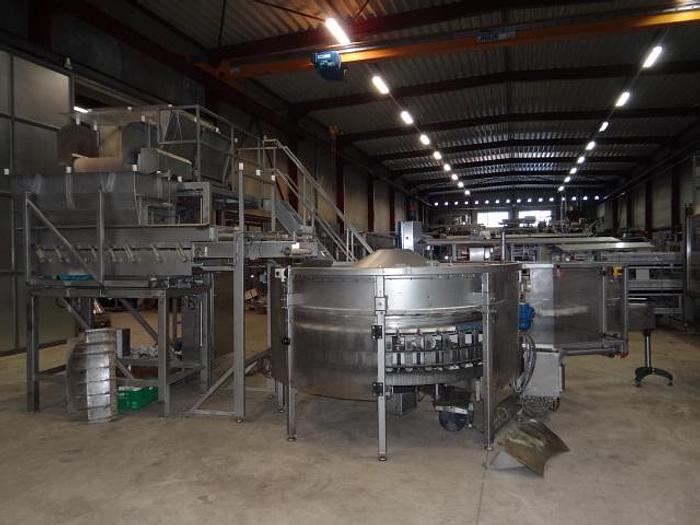 Used Rotating plate filler 40 station for cans or jars