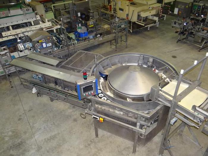 Used Rotating plate filler 40 station for cans or jars
