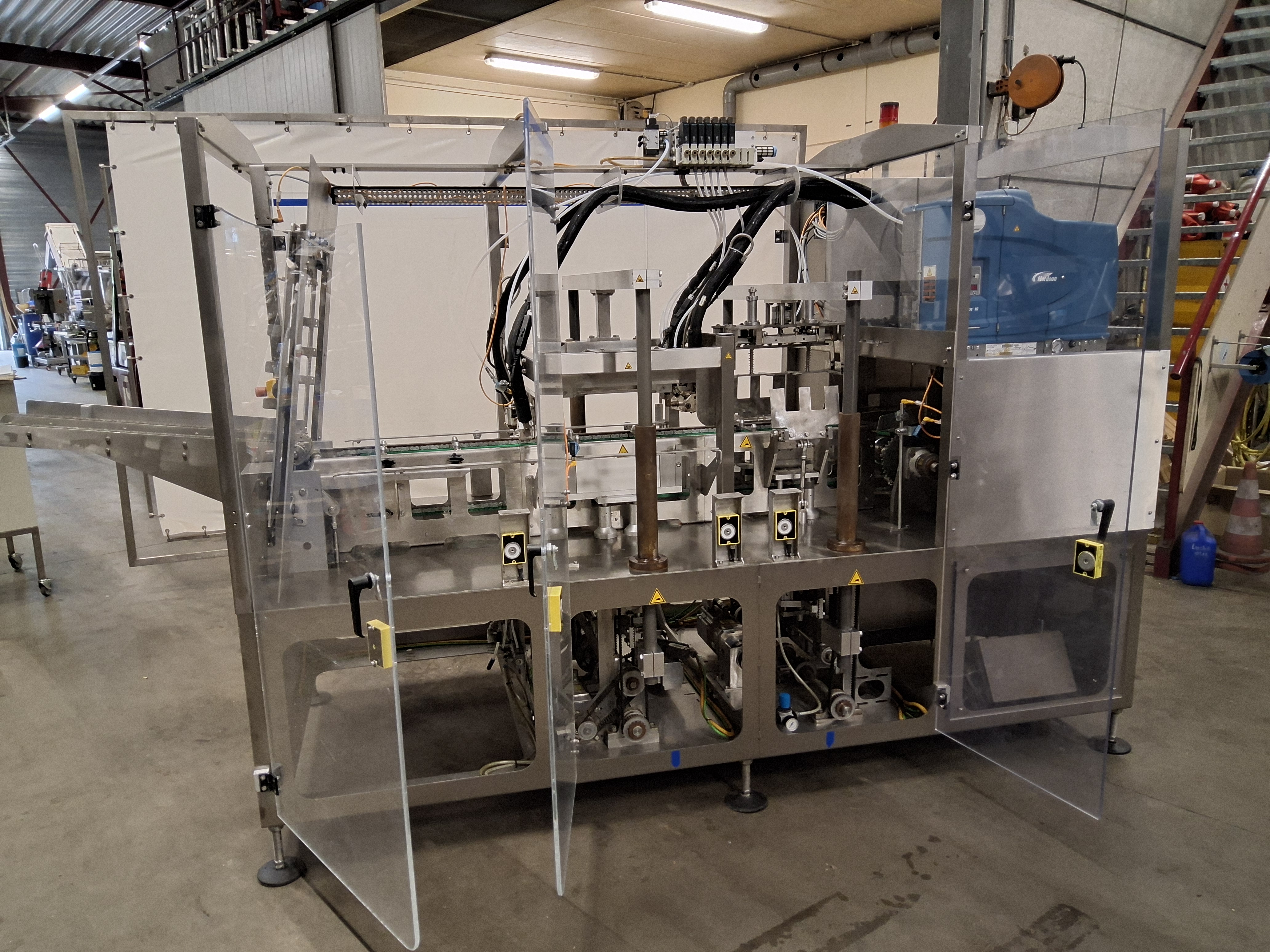 Gebruikt Carton tray erector for yogurt tray top-tray 406