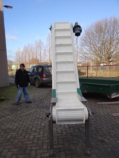 Used RVS opvoerband met intraloxband