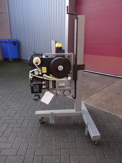Used mobile label aplicator with printer
