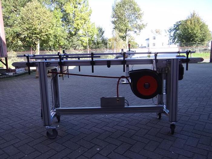 Used Videojet carton labeler with coder