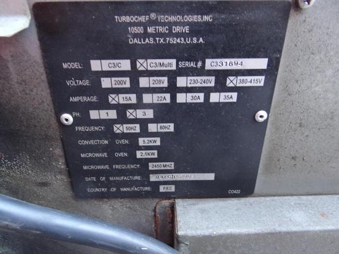 Used 2003 Turbo chef C3 / C-multi