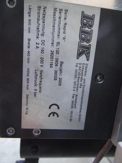 Used BBK Labeler  top/ wraparound