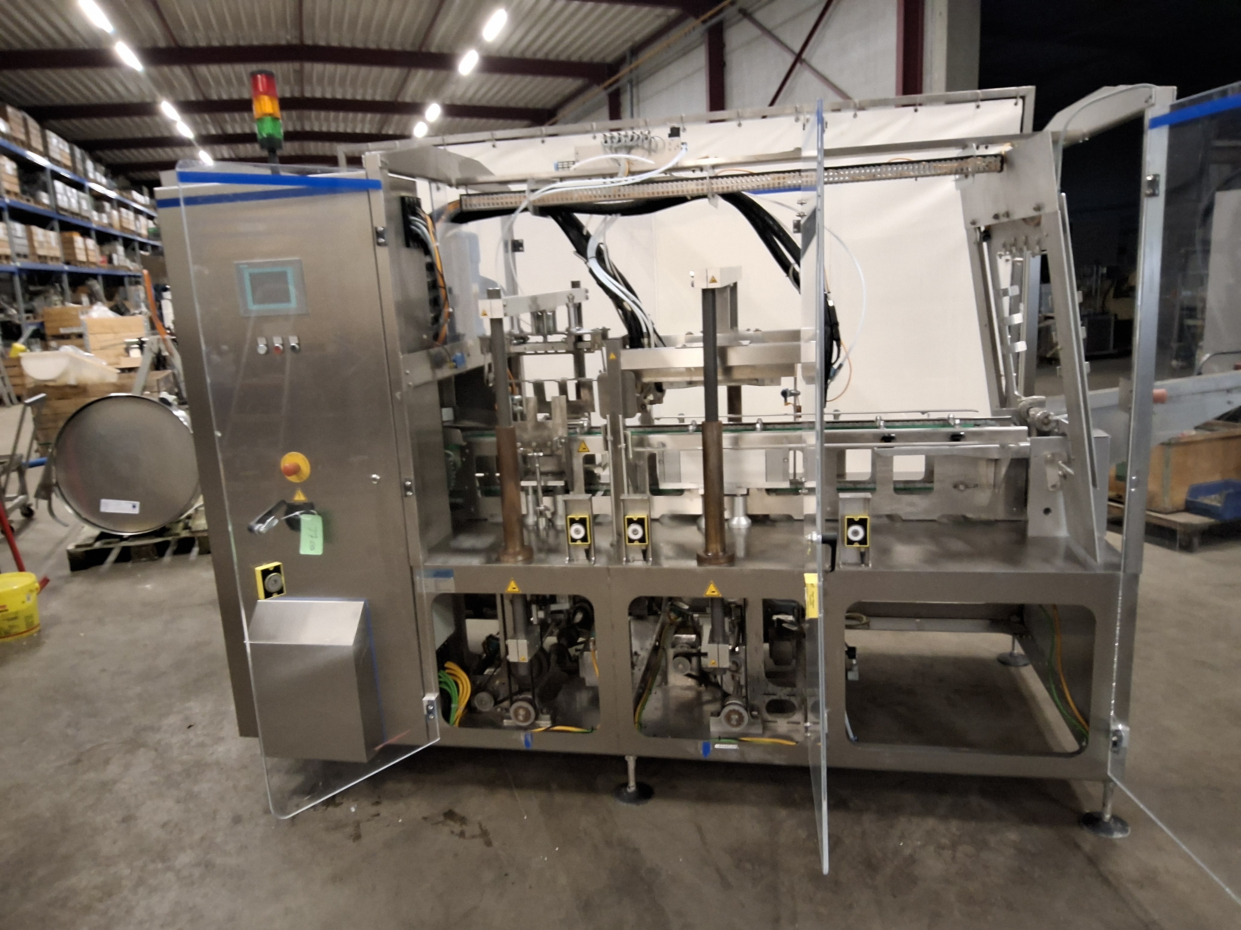 Gebruikt Carton tray erector for yogurt tray top-tray 406