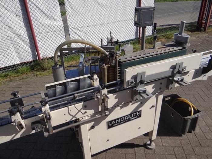 Gebruikt Langguth unomatic 7000 wetglue labeler