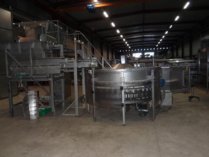 Used Rotating plate filler 40 station for cans or jars