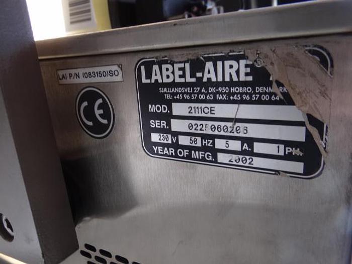 Used mobile label aplicator with printer